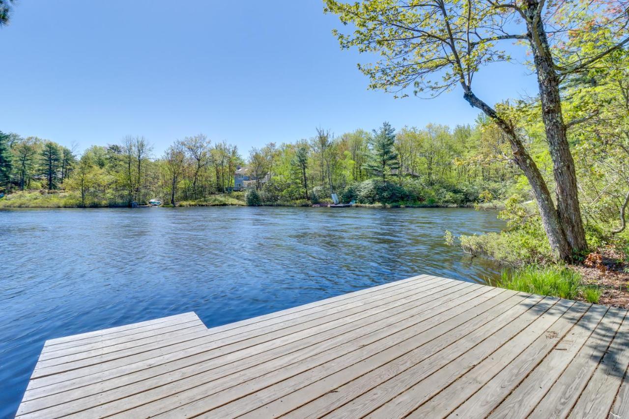 Lakefront Poconos Vacation Rental With Swim Dock! Long Pond ภายนอก รูปภาพ