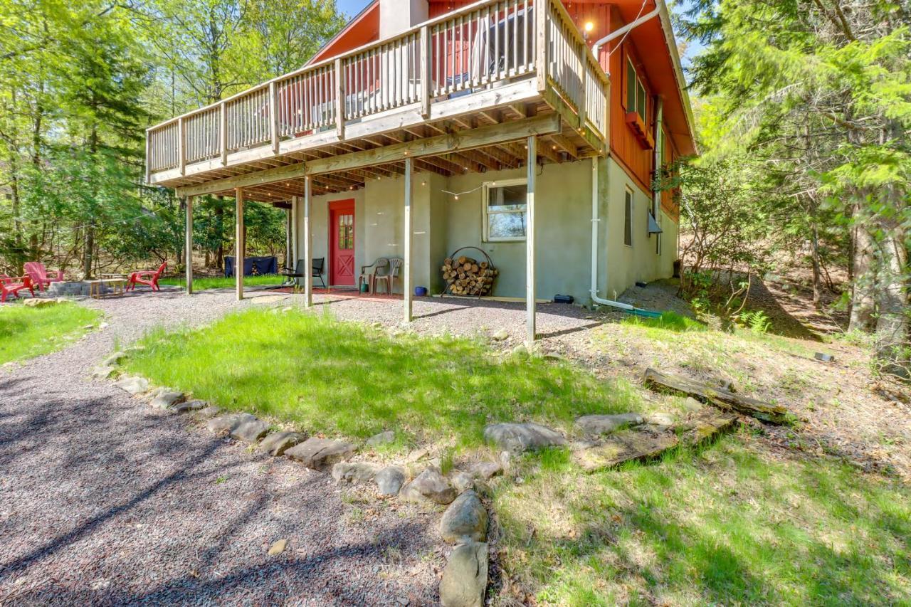 Lakefront Poconos Vacation Rental With Swim Dock! Long Pond ภายนอก รูปภาพ