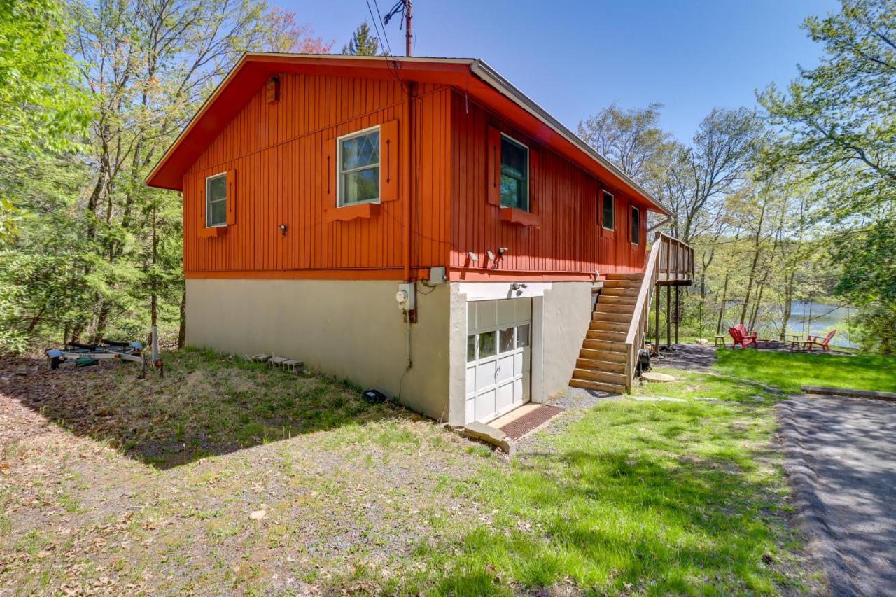 Lakefront Poconos Vacation Rental With Swim Dock! Long Pond ภายนอก รูปภาพ